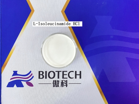 H-Ile-NH2.HCl CAS No 10466-56-5 सफेद पाउडर शुद्धता 98% एमिनो एसिड डेरिवेटिव के लिए M.W 166.65