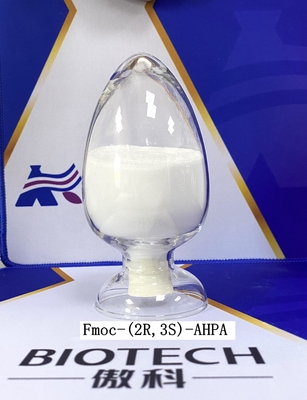 एपीआई इंटरमीडिएट्स Fmoc- (2R, 3S) -AHPA CAS नंबर 654060-49-8 Ubenimex व्हाइट पाउडर शुद्धता की अशुद्धियों के लिए 98%