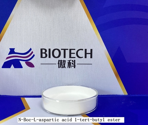 Boc-Asp-OtBu CAS नंबर 34582-32-6 अमीनो एसिड डेरिवेटिव के लिए सफेद पाउडर शुद्धता 99%