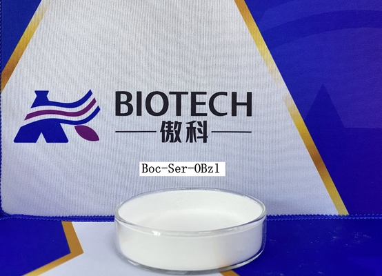 Boc-Ser-OBzl कैस नं 59524-02-6 अमीनो एसिड डेरिवेटिव्स के लिए सफेद पाउडर शुद्धता 98%