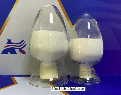Afatinib Dimaleate CAS नंबर 850140-73-7 हल्का पीला पाउडर शुद्धता 99% C32H33ClFN5O11