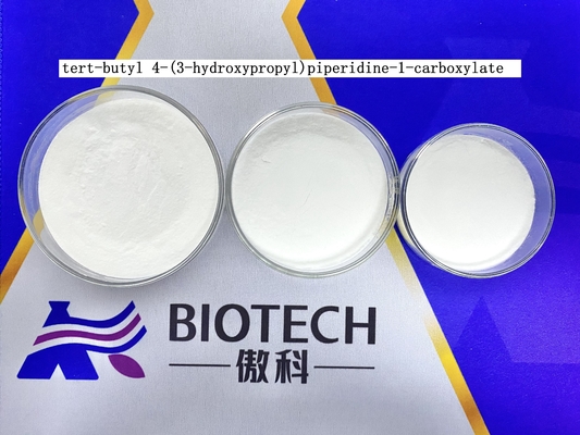 हेटरोसाइक्लिक यौगिक Tert-Butyl 4- ((3-Hydroxypropyl)-1-Carboxylate 97% CAS 156185-63-6