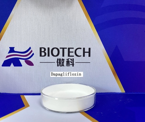 Dapagliflozin CAS संख्या 461432-26-8 C21H25ClO6 सफेद पाउडर शुद्धता 99%