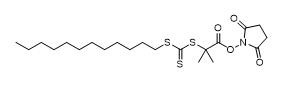 N-Succinimidyl 2- (Dodecylthiocarbonothioylthio)-2-मिथाइलप्रोपियोनेट CAS नंबर 925232-64-0 C21H35NO4S3