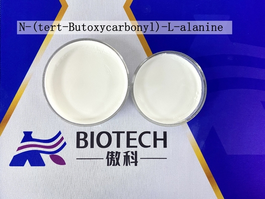 उच्च शुद्धता N- Tert-Butoxycarbonyl-L-Alanine CAS 15761-38-3 सफेद पाउडर MF C8H15NO4 EINECS No 239-847-8