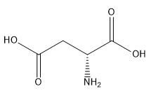 कैस नं 1783-96-6 अमीनो एसिड डेरिवेटिव्स डी-एसपारटिक एसिड C4H7NO4