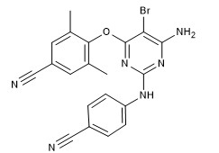 शुद्धता 99% एट्राविरिन सीएएस संख्या 269055-15-4 सफेद या सफेद-जैसे पाउडर एपीआई इंटरमीडिएट