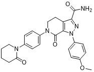 Apixaban CAS संख्या 503612-47-3 सफेद क्रिस्टलीय पाउडर C25H25N5O4 शुद्धता 99% एपीआई इंटरमीडिएट