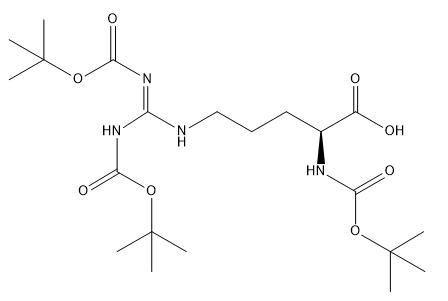 विशेष अमीनो एसिड Boc-Arg (Boc) 2-OH CAS नंबर 97745-69-2 C21H38N4O8
