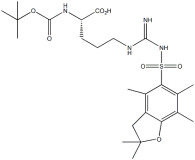 अमीनो एसिड डेरिवेटिव Boc-Arg (Pbf)-OH CAS। 200124-22-7 शुद्धता 98% C24H38N4O7S