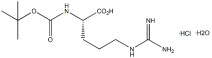 N-BOC-L-Arginine Hydrochloride CAS 35897-34-8 सफेद पाउडर शुद्धता 98% पिघलने का बिंदु 109°C भंडारण की स्थिति सूखी में सील