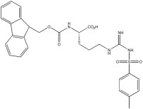 एमिनो एसिड डेरिवेटिव्स Fmoc-Arg(Tos)-OH CAS। 83792-47-6 सफेद पाउडर शुद्धता 98% C28H30N4O6S