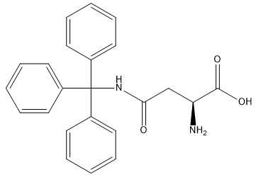 एमिनो एसिड डेरिवेटिव्स H-Asn(Trt)-OH CAS.132388-58-0 शुद्धता 98% सफेद पाउडर C19H18N2O5