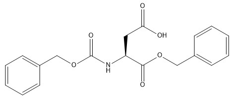 4779-31-1 अमीनो एसिड डेरिवेटिव 98% Z-Asp-OBzl C19H19NO6 बेरंग से सफेद ठोस