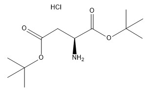 शुद्धता 98% CAS 1791-13-5 अमीनो एसिड डेरिवेटिव्स H-Asp(OtBu)-OtBu·HCl C12H24ClNO4