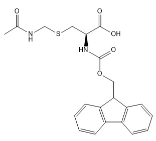 शुद्धता 98% एमिनो एसिड डेरिवेटिव कैस 86060-81-3 Fmoc-Cys(Acm)-OH C21H22N2O5S
