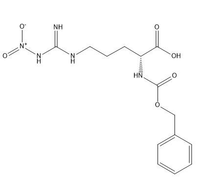 शुद्धता 98% अमीनो एसिड डेरिवेटिव CAS 2279-08-5 Z-D-Arg (NO2)-OH C14H19N5O6