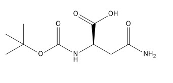 शुद्धता 98% अमीनो एसिड डेरिवेटिव कैस नं। 75647-01-7 Boc-D-asparagine C9H16N2O5