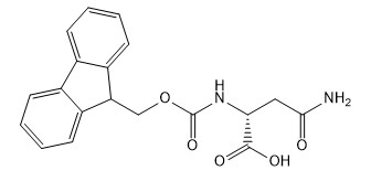 शुद्धता 98% अमीनो एसिड डेरिवेटिव कैस नं। 108321-39-7 Fmoc-D-Asn-OH C19H18N2O5