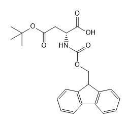 शुद्धता 98% अमीनो एसिड डेरिवेटिव कैस नं। 112883-39-3 Fmoc-D-Asp (OtBu)-OH
