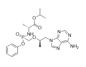 Isopropyl ((SR)-(((R)-1-(6-amino-9H-purin-9-yl)propan-2-yl)oxy)methyl)(phenoxy)phosphoryl)-D-alanate शुद्धता 95%