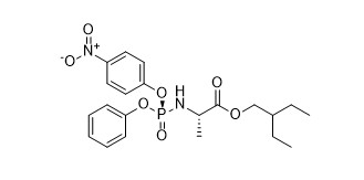 N-[(S) -(4-Nitrophenoxy) phenoxyphosphinyl]-L-alanine 2-ethylbutyl Ester 1354823-36-1 पीला से सफेद पाउडर 95%