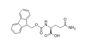 N-α-Fmoc-L-glutamine CAS नंबर 71989-20-3 अमीनो एसिड डेरिवेटिव के लिए सफेद पाउडर शुद्धता 98%