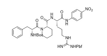 N-Boc-D-Phe-Ala-L-Pip-Arg Pbf-4-Nitroaniline शॉर्ट चेन पॉलीपेप्टाइड्स पेल येलो पाउडर 97%